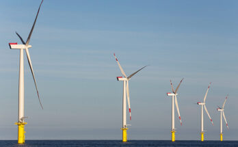 Offshore Windpark Amrumbank West. Foto: RWE Supply & Trading GmbH