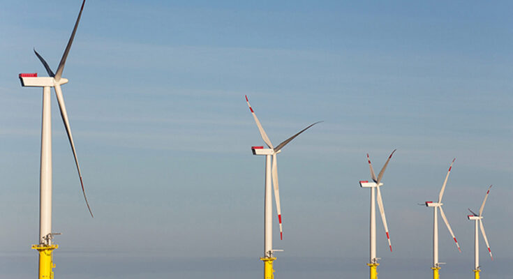Offshore Windpark Amrumbank West. Foto: RWE Supply & Trading GmbH