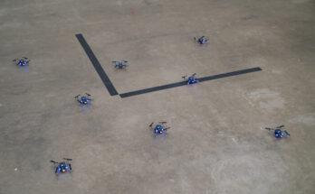 Testfeld: Neue Software zur Steuerung hält Drohnen auf Abstand. Foto: mit.edu