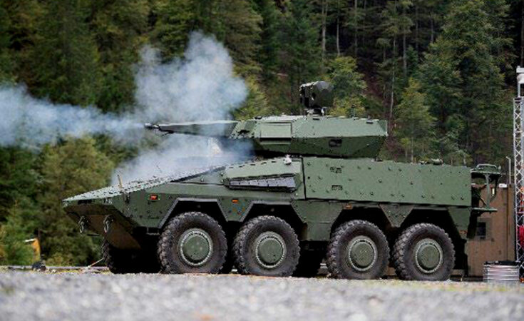 Mobile Flugabwehr: Rheinmetall übergibt Nachweismuster des Skyranger 30 an die Bundeswehr. Foto: Rheinmetall AG