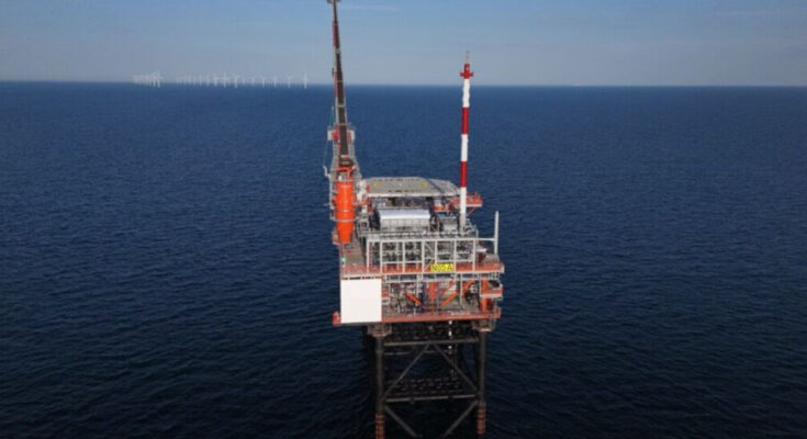 Plattform N05-A. Foto: ONE-Dyas B.V.